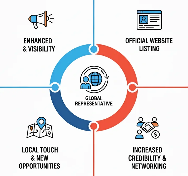 Global representative program benefits